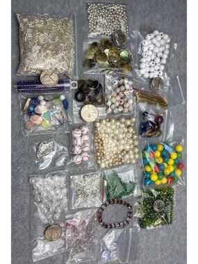 Mixed Beads & Findings for Jewelry Making Crafting Kit